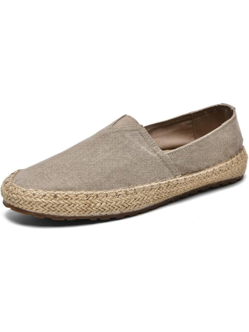 Stylish Men's Casual Canvas Espadrille Slip-On Loafers for Everyday Wear